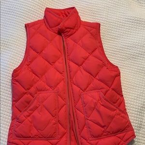 Bright pink J Crew Factory Vest